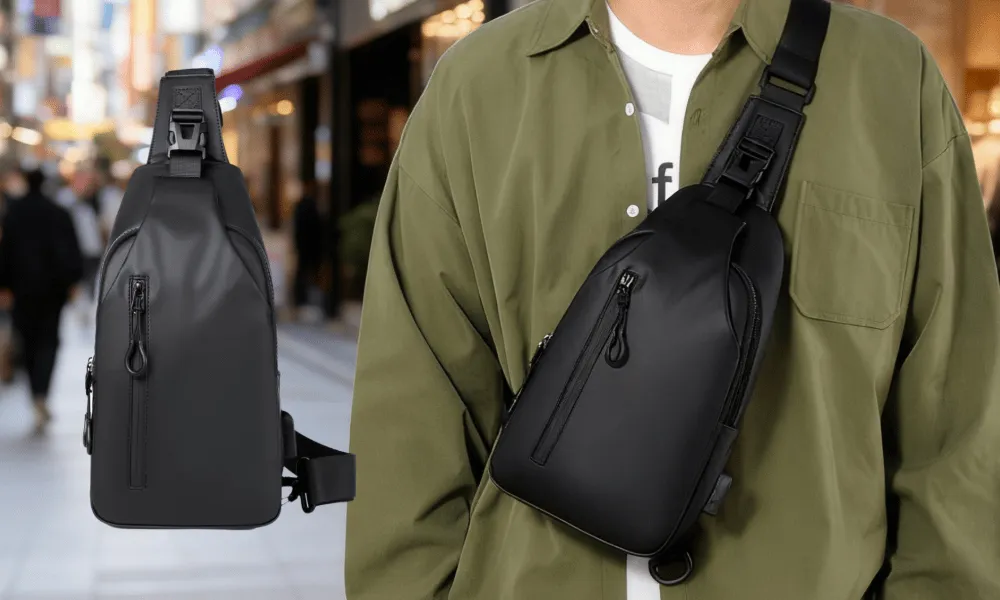 Men's Waterproof Shoulder Bag by Domain-north